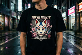 design custom streetwear and tshirt for clothing brand
