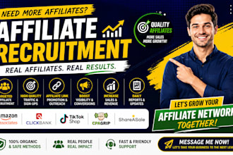 recruit affiliate sign up affiliate recruitment link promotion affiliate