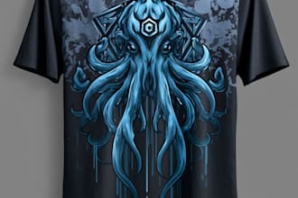 design a creative tshirt illustration