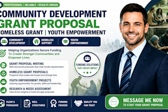 write community development grant proposal homeless grant youth empowerment