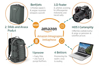 design amazon product infographics and shoot product