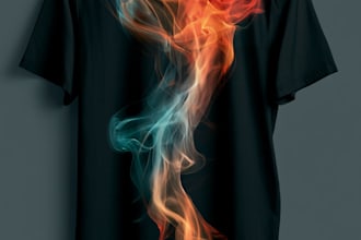 design a creative t shirt illustration