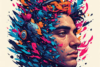 design music album cover , single or mixtape artwork
