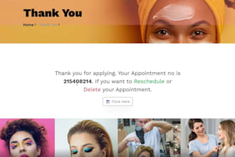 build salon management system with booking billing and admin dashboard