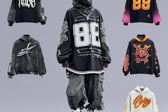 design artsy streetwear for your clothing brand