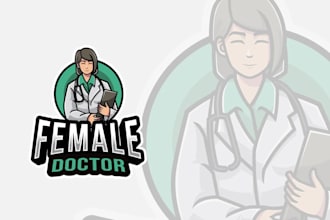 design a custom healthcare logo for hospitals and medical