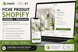 créer une boutique shopify professionnelle optimisée pour vendre