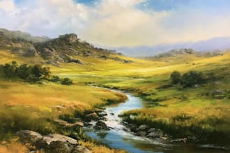 make amazing landscape and character illustration for you
