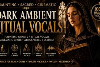 record haunting dark ambient ritual vocals for films games and cinematic