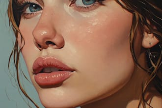 paint a real oil painting on canvas with free shipping