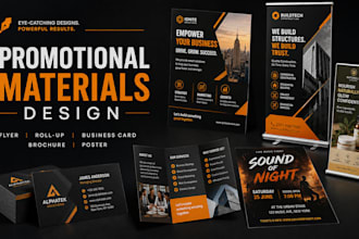 design professional flyer, banner and marketing materials
