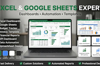 design editable excel google sheets dashboards budget tracker invoice template