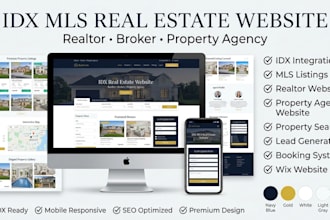build idx mls real estate website for realtor broker and property agency