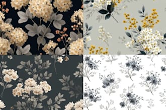 design seamless hand drawn patterns designs, textile prints