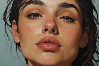 hand paint a custom oil painting on canvas
