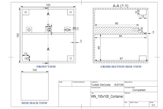 design and render a custom modular electronics enclosure