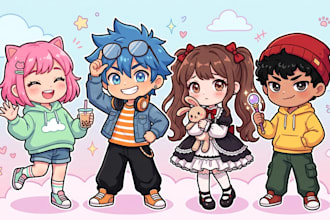 do chibi illustrations for you