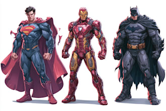 do a superhero comic