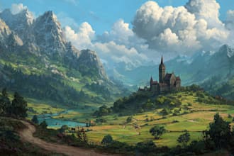 design fantasy book cover illustration art christian