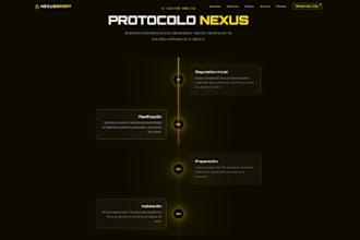 diseñaré y programaré tu landing page con HTML, CSS y js