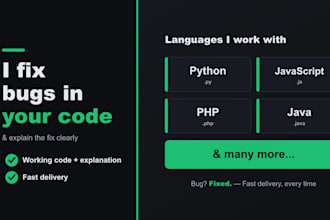 fix bugs in your code and explain the fix