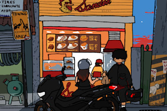 do illustrations that capture nostalgic events