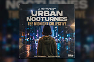 design professional album cover , mixtape cover design