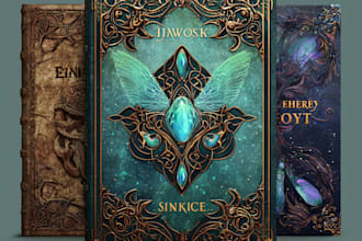 design fantasy book cover, romance book cover art