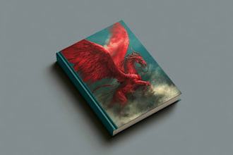 fantasy book cover design or fantasy book cover