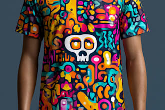 design trendy custom streetwear, anime, and graphic