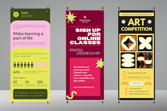 do signage, roll up banner, retractable banner or standee