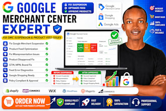 optimize product feed, fix google merchant suspension, gmc product feed issues