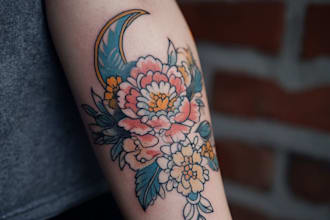 custom minimalist tattoo design