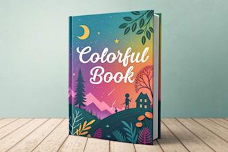 design a colorful book cover