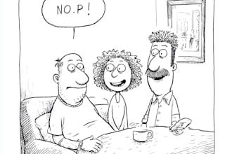 create a comic book or comic strip illustration