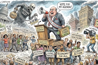 create political and editorial cartoons