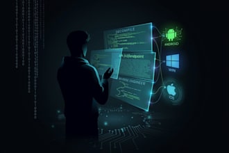 reverse engineer software, apps, apis to analyze workflows, extract hidden apis