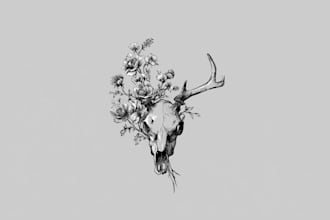 create minimalist line art tattoo with my style