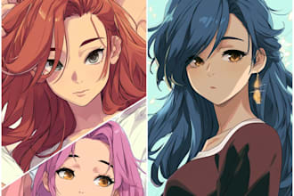 draw you an anime portrait or icon