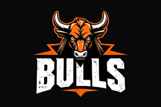 design super bull head logo in 12 hours