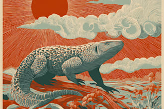 create a custom print linocut