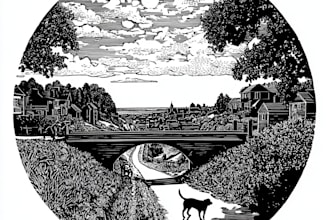 draw high quality linocut illustration for shirt design