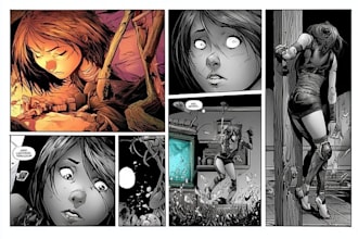 create custom comic strip, graphic novel and comic book art