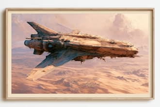 make sci fi spaceship design