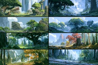 create environment concept art