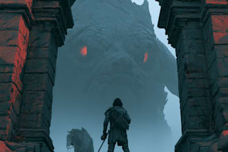 do fantasy book cover, thriller book cover design