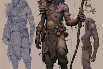 original fantasy character design