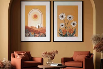 do digital wall art mockups for your etsy stores