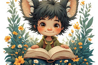 illustrate children story book illustration and character