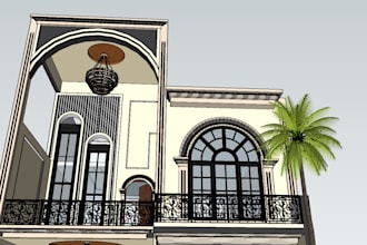 create an architecture design 2d 3d